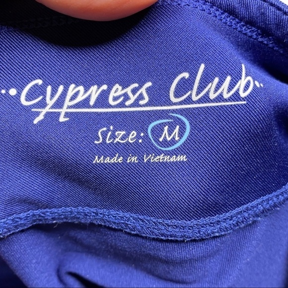 Cypress Club Size M Navy Blue White Print Golf Skort Skirt - Picture 4 of 8